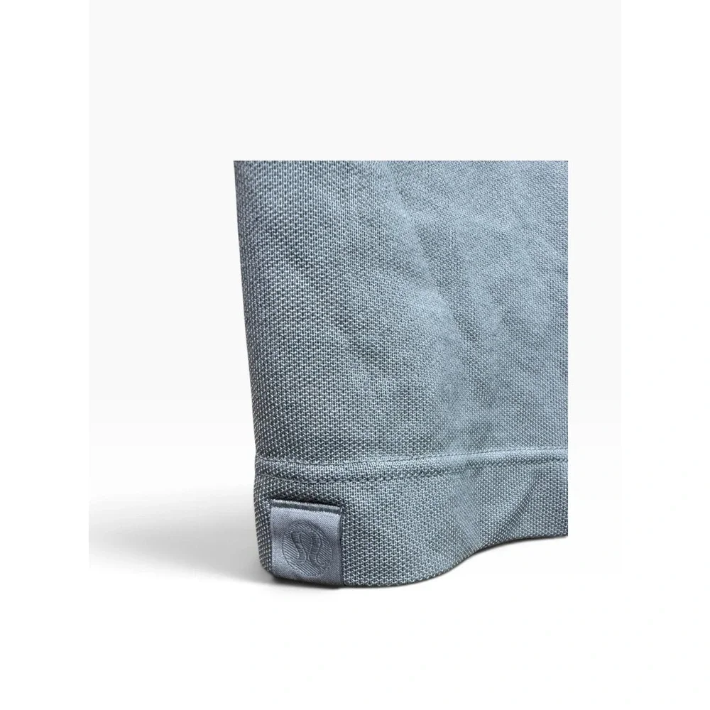 Lululemon Evolution Polo Short Slate Gray Size Large